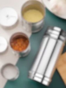 Aksesori Dapur Praktis: Tempat Bumbu Stainless & Tutup Putar Serbaguna