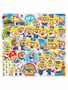 50 Sticker Trẻ Em Dễ Thương Bogo Pororo Bằng Nhựa Chống Thấm Nước Trang Trí Máy Tính Xách Tay Tủ Sách Cốc Cách Nhiệt Gitar Hành Lý Cửa Sổ Điện Thoại Di Động DIY