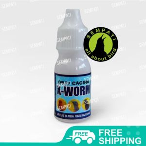 SEMPATI X-Worm XWORM Super Kicau Obat Burung Cacingan Lesu Kurus Kusam Malas Kicau Dubur Kotor Basah Menambah Nafsu Makan VXWORSK