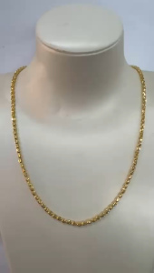 Poh Heng Jewellery 22K Beaded Necklace in Yellow Gold [Price By Weight]