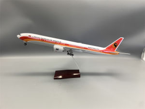Mô Hình Máy Bay Angola Airlines B777-300 Bằng Nhựa Đúc Tỷ Lệ 1:157 Có Đèn & Chân Đáp Kiểu Dáng Hiện Đại Quà Tặng Trang Trí
