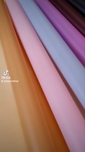 [Ecer Premium Quality] Kertas Flower Wrapping - Flower Wrap Paper Cellophane Polos Full Color Opp Lembaran Matte / Semi Transluscent Satuan Ecer - Bungkus Bucket Buket Bunga Polos Bouquet Waterproof Korea Style 58 x 58 cm Murah