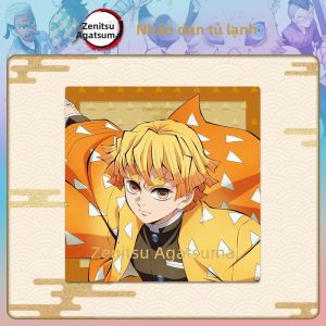 Bandai | Nam Châm Tủ Lạnh Acrylic In Hình Nhân Vật Anime Demon Slayer Kimetsu No Yaiba Với Lớp Phủ Vàng In HD Dành Cho Người Hâm Mộ Anime Đồ Trang Trí.