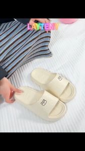LAYTENY Sandal Jelly Wanita Sendal Slop Sandal Wanita Rumah Sandal Kamar Mandi Berbahan Empuk