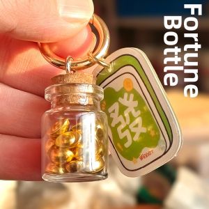 QIWEILANG | Wealthy Charm Keychain Acrylic