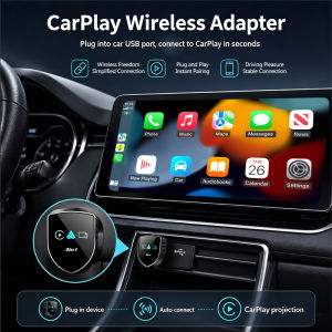 4in1 Wired CarPlay to Wireless CarPlay Android Auto AirPlay Wireless Adapter Mini Smart Box Universal Bluetooth WiFi Dongle