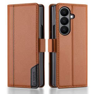 szhaiyu | Luxury Business Leather Phone Case for Samsung Galaxy Z Fold 8 Ultra 7 6 5 4 3 Fold8 Magnetic Flip RFID Wallet Card Solt Cover