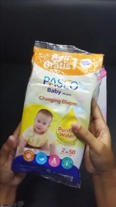 Paseo Baby Wipes Gazette Chamomile 50 sheets (Buy 1 Get 1 Free) Murah Berkualitas