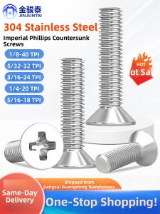 JINJUNTAI | 304 Stainless Steel Flat Head Cross Recessed Screws