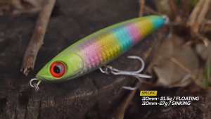 Jerry Cavalier 21.5G 27G Bút Chì Mồi Câu nổi Bề Mặt Stickbaits Nước Mặn Tiểu Bề Mặt Chìm Cá Ngừ mồi cứng