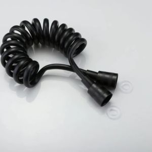 Retractable Spring Hose 1.5M 2M  Water Inlet Hose Aluminum Alloy Cap