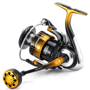 Sougayilang | Sougayilang Spinning Reel 5.0:1/4.7:1 Gear Ratio Ultra Smooth Fishing Wheel Left 8KG Max Drag for Saltwater Carp Fishing Pesca