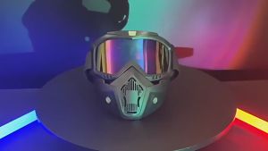 AOMOTOX Universal Motorcycle Goggles Mask Helmet goggles for Open Face Wind Dust Proof Motorcycle Half Helmet or Vintage Helmets