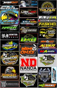 Stiker Sound | Stiker 1 Lembar | Stiker Pack Ukuran 21cmx31cm