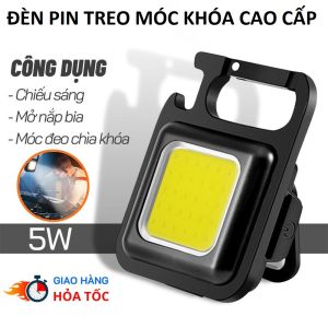 (Giá tốt) Siêu đèn pin mini đeo móc khóa đa năng sạc điện chống nước hàng chất lượng cao ánh sáng mạnh đèn led mini COB 800 Lumens