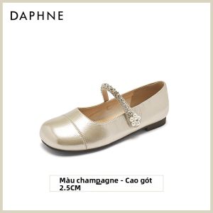 Daphne | Dép Bệt Phong Cách Mới Mùa Hè Pháp Đính Kim Loại