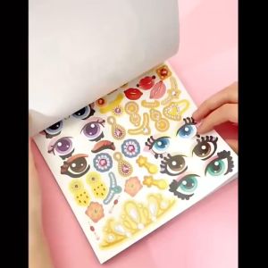 คุณสมบัติของคุณให้เห็นคอนซ์ ลายการ์ตูนเจ้าหญิงน่ารัก สติกเกอร์เพื่อการเรียนรู้ สําหรับเปลี่ยนเสื้อผ้า DIY