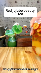 Buy 1 Get 1 Free l Red Jujube Longan & Goji Tea | Herbal Beauty Tea | Boost Energy & Immunity