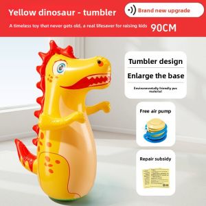 JIFANPAUL | Large Dinosaur Inflatable Punching Bag Toy for Indoor Exercise and Cognitive Development