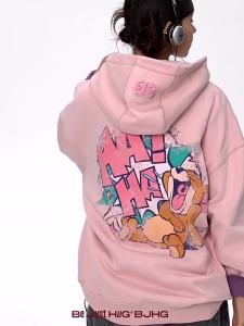 BJHG | Áo Hoodie Rộng Lỏng Kết Hợp
