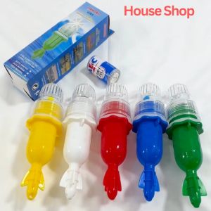 HS-0203 JIAHONG Lampu Torpedo 5LED Bersinyal 1 Warna Cahaya 1Baterai Lampu Nelayan Lampu Sinyal Kapal Baterai Type D