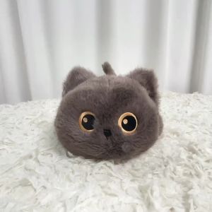 30cm/11.81in Furry Cat Plush Toy Soft Stuffed Animal Kitten Doll Perfect for Halloween Easter Christmas & Birthday Gifts