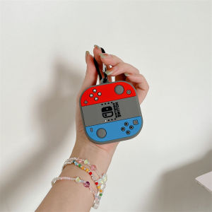 เคสเกมน่ารักสำหรับ Shokz T920 OpenFit2/T910/อากาศหูฟังเอียบัดไร้สายซิลิโคนนิ่มกันกระแทกฝาครอบป้องกันตัวเครื่องเต็มรูปแบบสำหรับ OpenFit2 T920 T910หูฟังอากาศพร้อมพวงกุญแจ