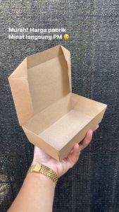 CHEAP ME - Kotak Makanan Formasi M Coklat 1 Pack Isi 50pcs / Kemasan Makanan Siap Pakai Wadah Tempat Makanan Kotak Makanan Take Away