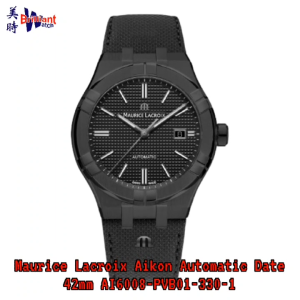 🔥NEW🔥[Official Warranty] Maurice Lacroix Aikon Automatic Date 42mm AI6008-PVB01-330-1 Men Watch