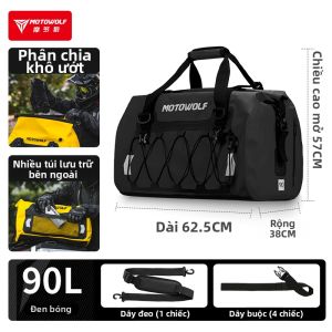 MOTOWOLF | Túi Đuôi Xe Máy Chống Thấm Nước Bền Chống Trượt
