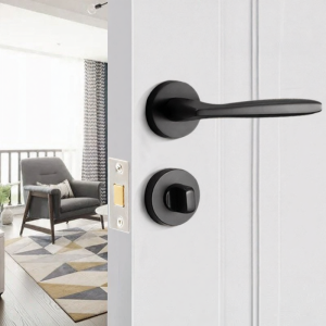 Invisible Hidden Design Single-Sided Door Pull Lock Zinc Alloy