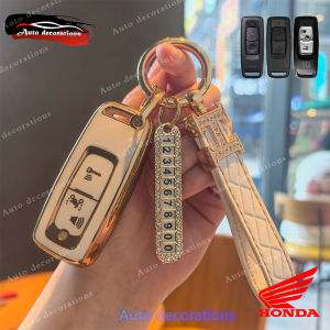 Honda pcx 160 forza 350 key cover Honda smart car key case Honda Click 160 scoopyi 2023-2025 giorno lead 125 Click 125i gold edge key chain