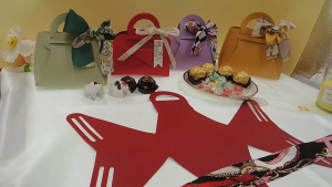 Goodie Bag Kulit Mini Elegan M 12cm - Tas Hadiah Souvenir Pesta Sangjit Wedding Birthday Seserahan