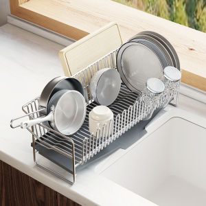 DANBIYIN | Stainless Steel 304 Dish Drying Rack Counter Top Placement