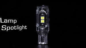 1pc Flash T10 Led Bulb Turn Signal Light W5W 194 Width Indicator with Lens Car Parking Daytime Running License Plate Dome Auto Motorcycle Led Light 2835 5SMD Strobe