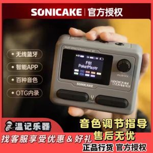 Sonicake Pocket Master Electric Guitar Effect Pedal Single Block Bass Charging Portable Effects Processor for Guitarists