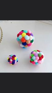 Đồ chơi banh bông cho Chó Mèo nhiều màu sắc vui nhộn (mẫu mới) - Hara Pet Store