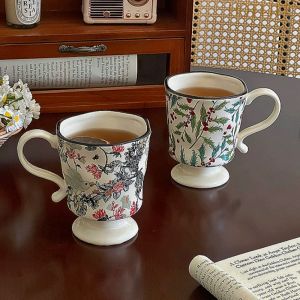 British Style Ceramic 360ML Highball Mug Ceramic Breakfast Cup Coffee Cup