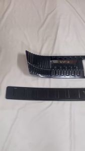Ốp chống trầy cốp trong ngoài xe Vinfast VF3 vân carbon bảo vệ trang trí cốp xe
