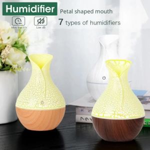 130ML Wood Grain Humidifier Fragrance Aroma Diffuser Atomizer USB Household Humidifier Hydrating Instrument Desktop Humidifier