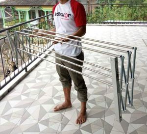 PROMO-JEMURAN DINDING STAINLEES STEEL 08 s/d 2 METER PALANG 3 & 6