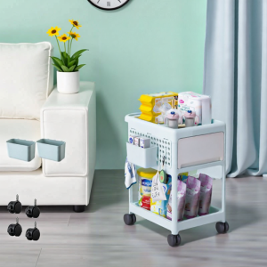 JILI | Home Mobile Baby Care Organizer Cart