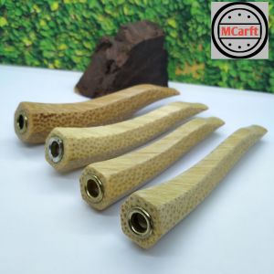 Pipa once padutan kayu Liwung macan putih segi enam model S B69