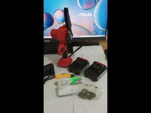 Mesin Chainsaw Potong Kayu Baterai 4\" 18V