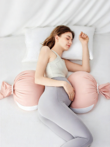 lovemami | Gối Nằm Ngửa Hỗ Trợ Thắt Lưng và Bụng Hình Chữ U Cho Bà Bầu