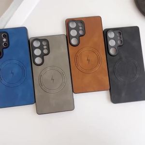 Luxury Phone Case For Xiaomi Redmi Note 15 Pro 15 Leather Magnetic For Xiaomi Redmi 15 5G 15C 14C 4G Cover Wireless Charging