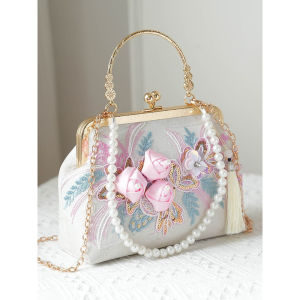 MEIFEI | Rich Peony Vintage Style Handbag