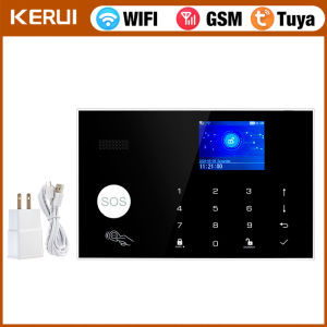 KERUI G30 Smart Life Alarm System for Home WIFI GSM Security Alarm Host with Door and Motion Sensor Tuya Smart App Work Alexa