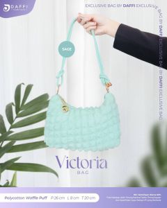 VICTORIA BAG Aksen Exclusive Charm By Daffi Hijab