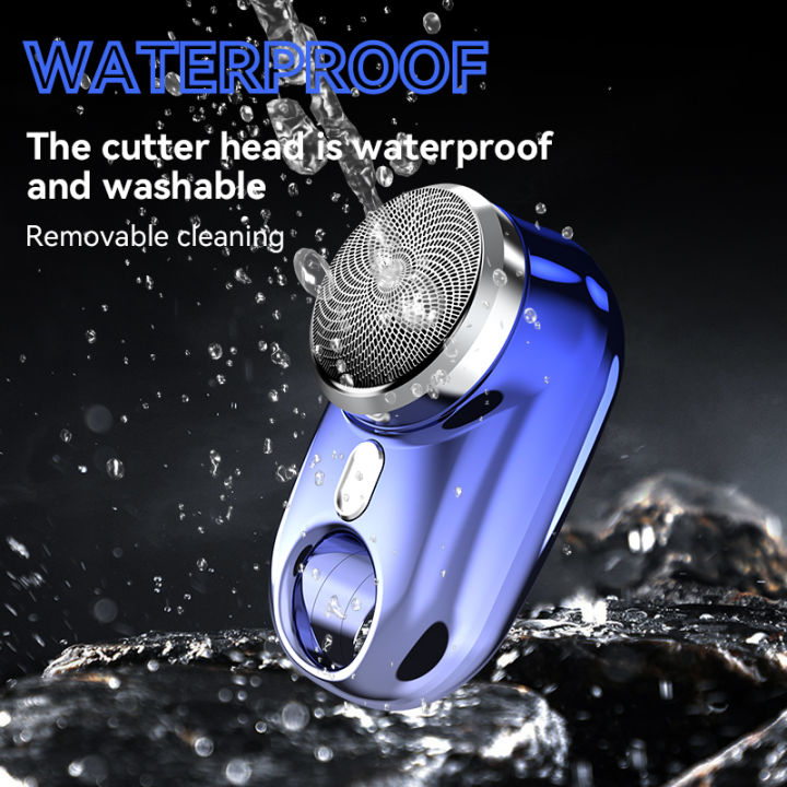 Mini Shaver for Men Rechargeable Protable Electric Shaver IPX7